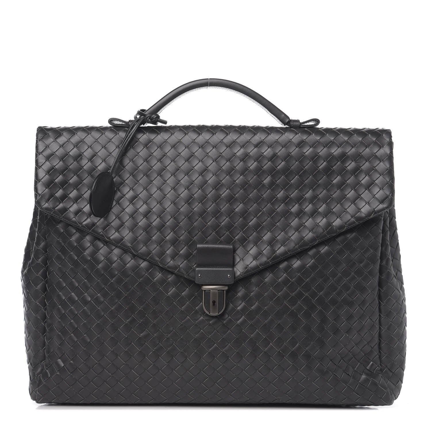 Bottega Veneta Nappa Intrecciato VN Briefcase Black 1 of 11