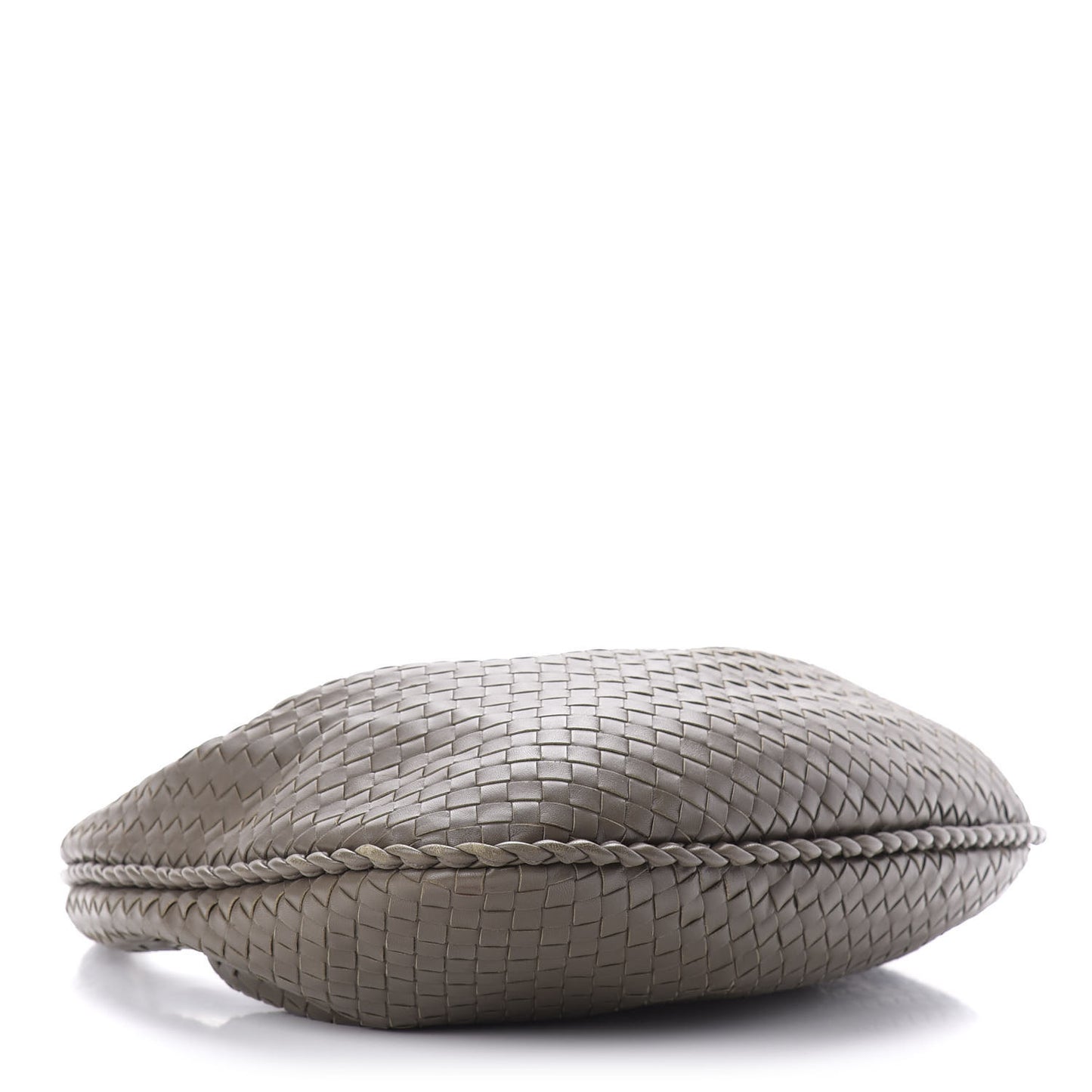 Nappa Intrecciato Medium Veneta Hobo Grey
