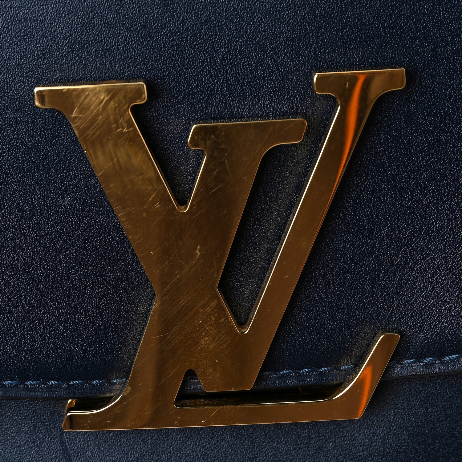 Louis Vuitton Box Calfskin Vivienne LV Navy 6 of 7