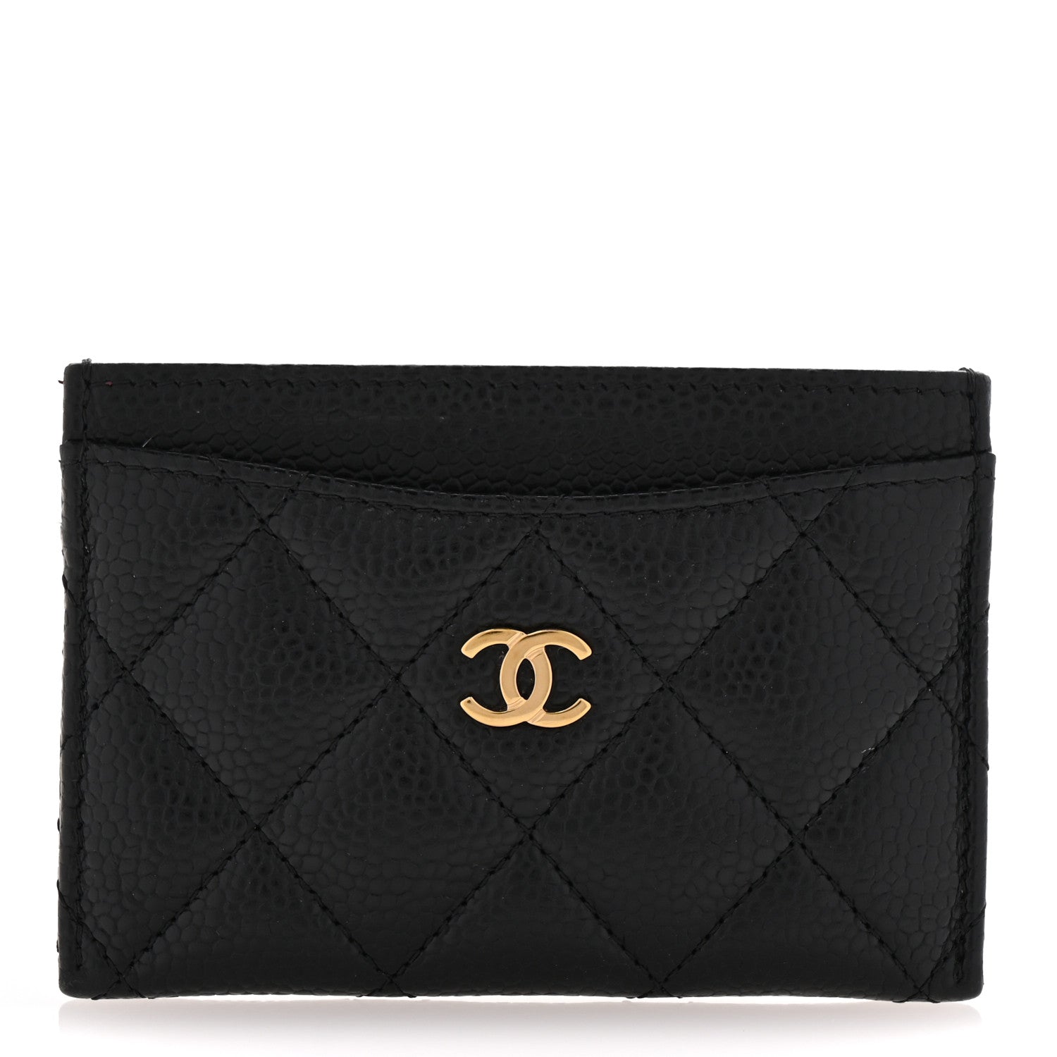 Chanel Caviar Quilted Card Holder Black 1 of 10