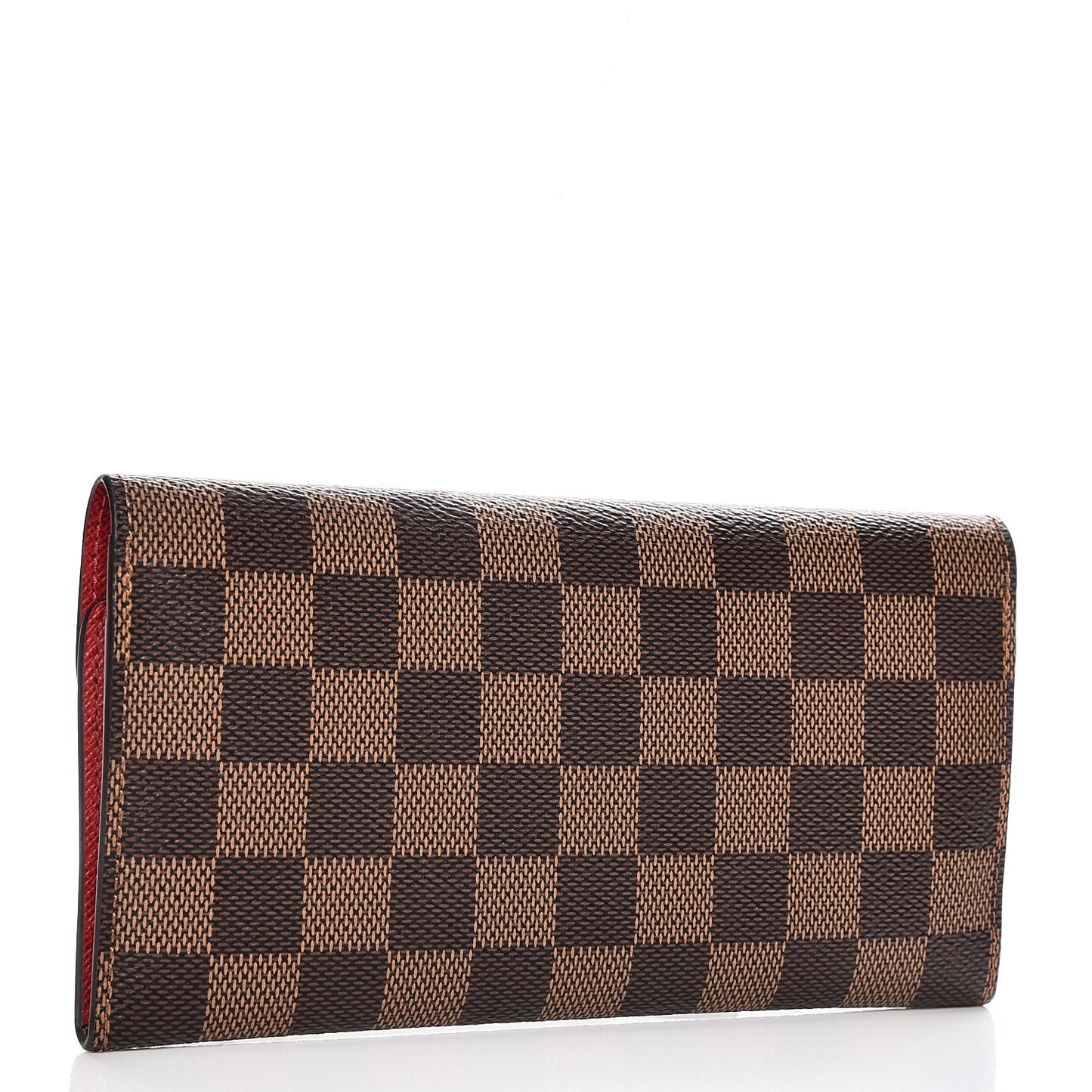 Damier Ebene Josephine Wallet Red