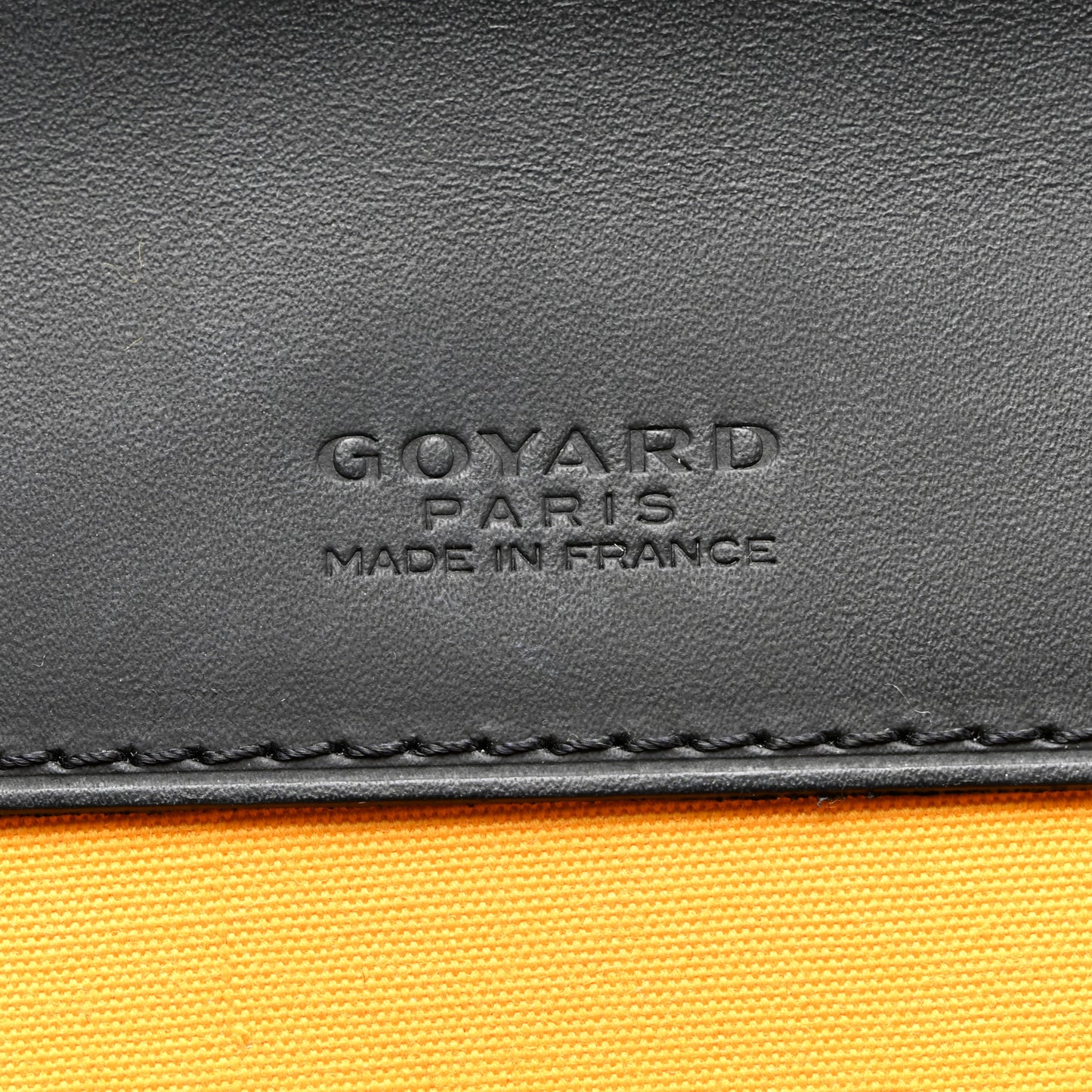 Goyardine Monte Carlo Bois Clutch With Strap Black