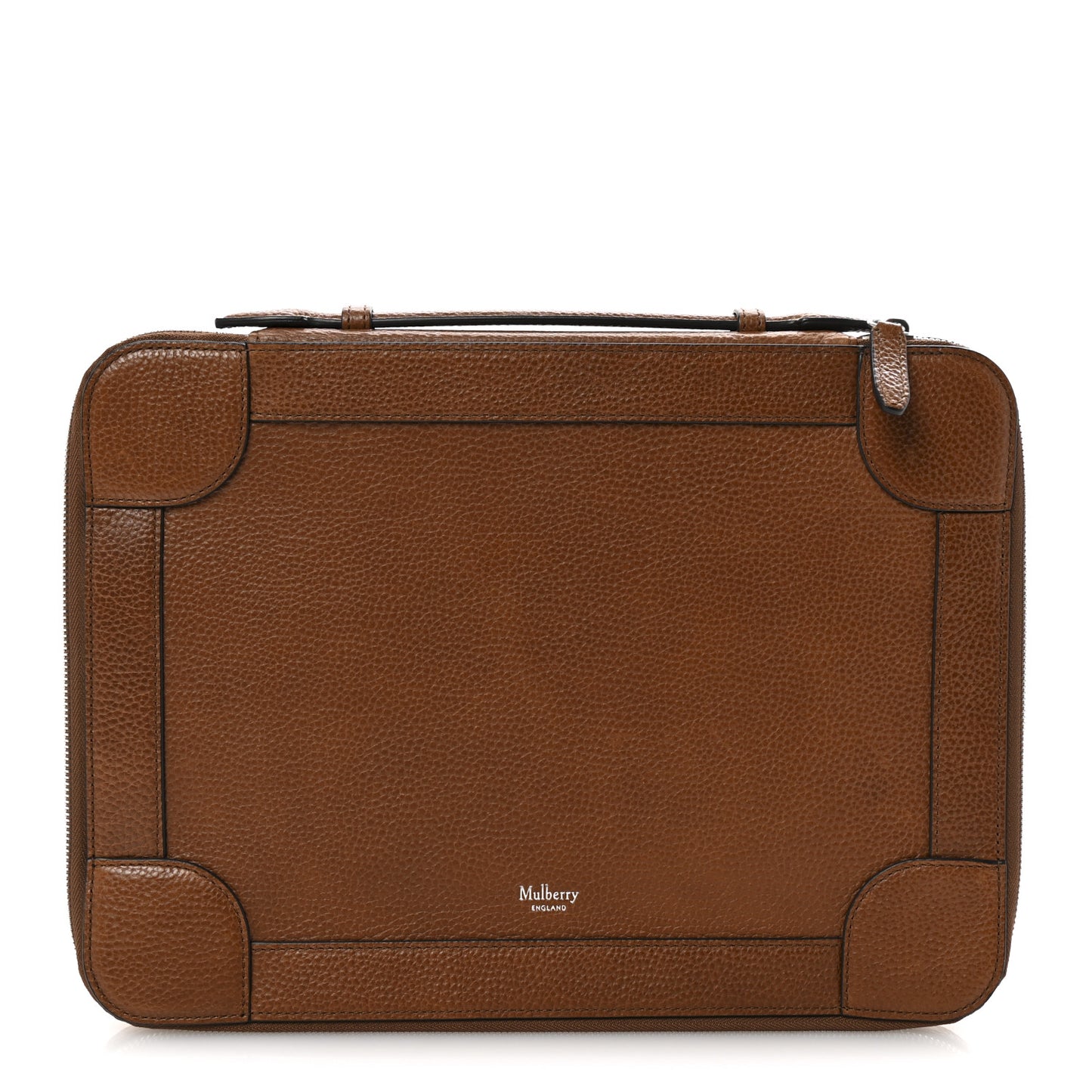 Calfskin Belgrave Document Portfolio Oak