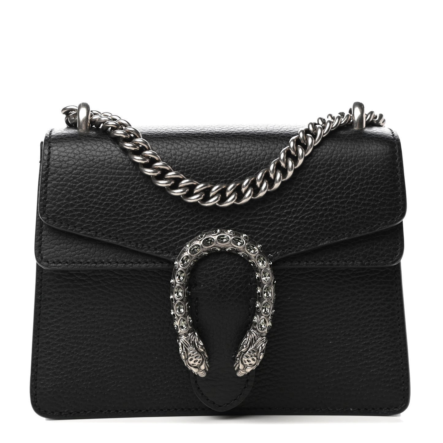 Calfskin Mini Dionysus Shoulder Bag Black