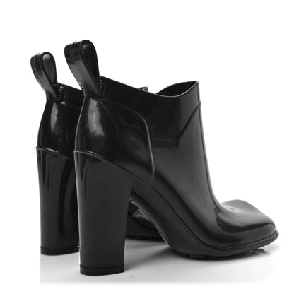 Bottega Veneta Rubber Shine Ankle Boots 36 Black 4 of 7
