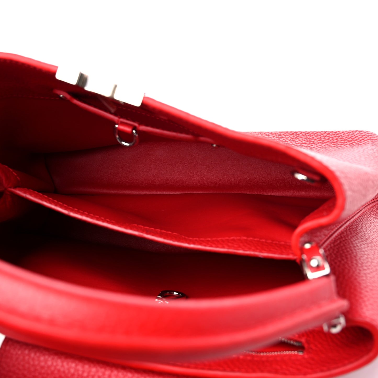 Taurillon Capucines PM Rubis