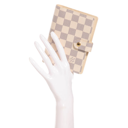 Louis Vuitton Damier Azur Small Ring Agenda Cover 2 of 7