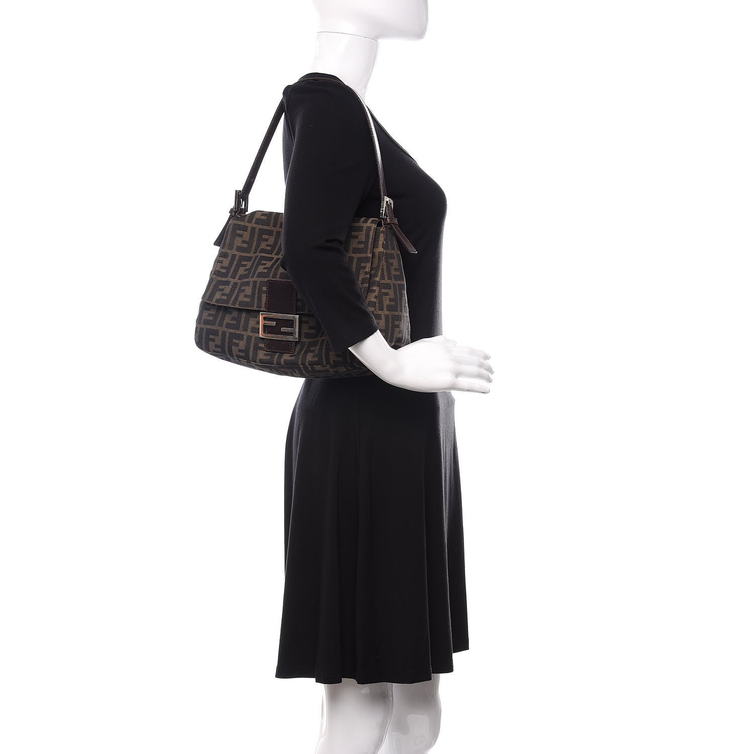 Fendi Zucca Mama Baguette Tobacco 2 of 9