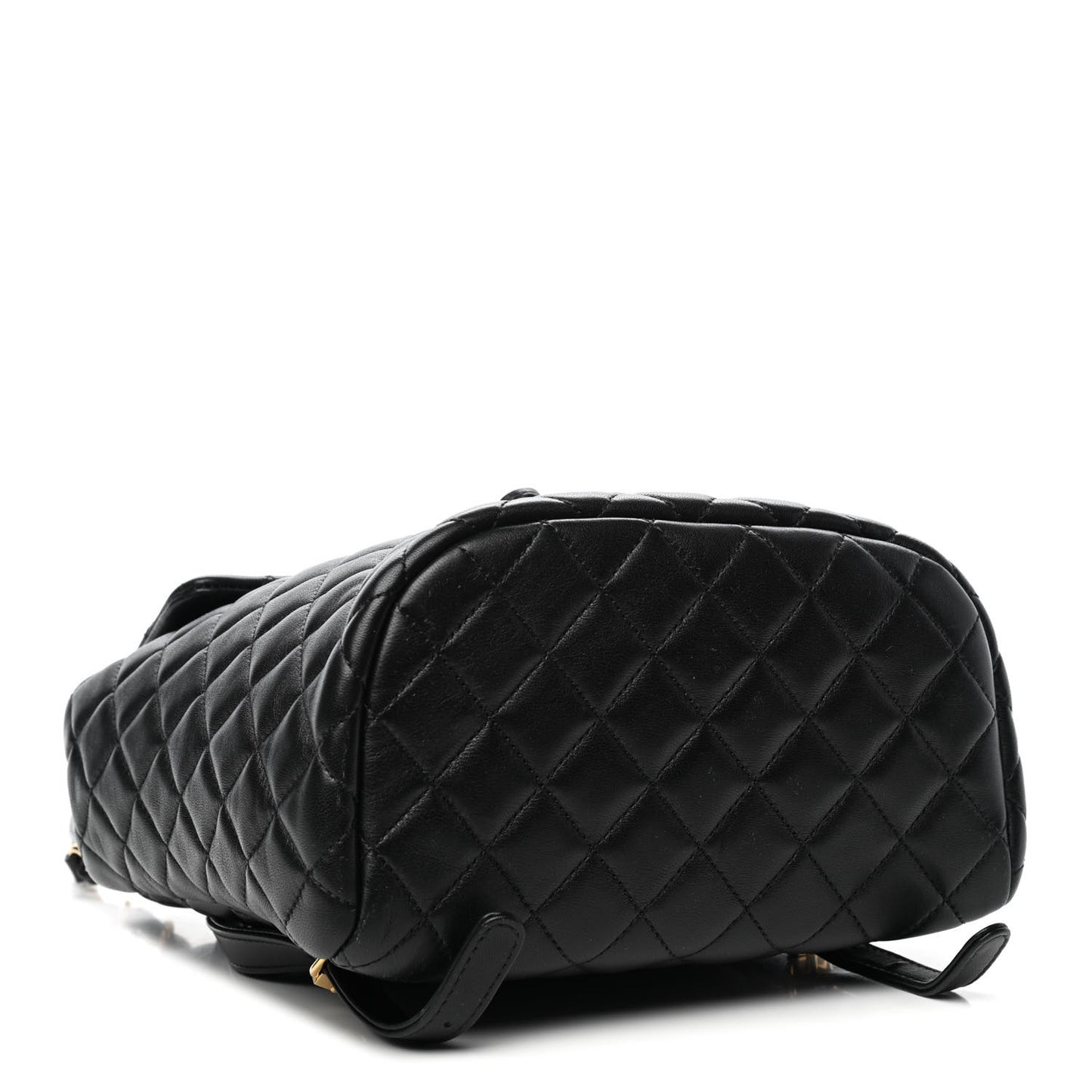 Lambskin Quilted Small Urban Spirit Backpack Black