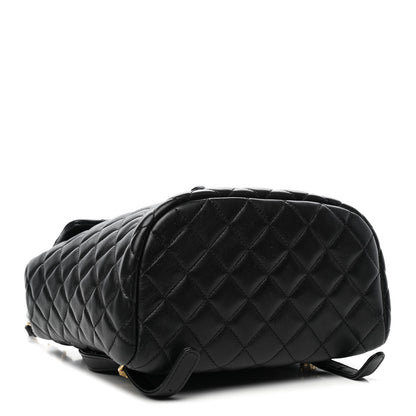 Chanel Lambskin Quilted Small Urban Spirit Backpack Black 3 of 4