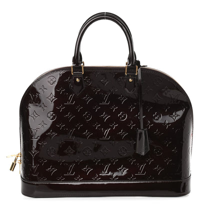 Louis Vuitton Vernis Alma GM Amarante 1 of 10
