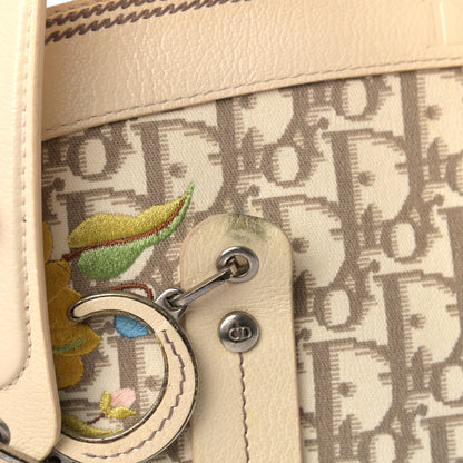 Christian Dior Monogram Vintage Flowers Dome Bag Beige 9 of 14
