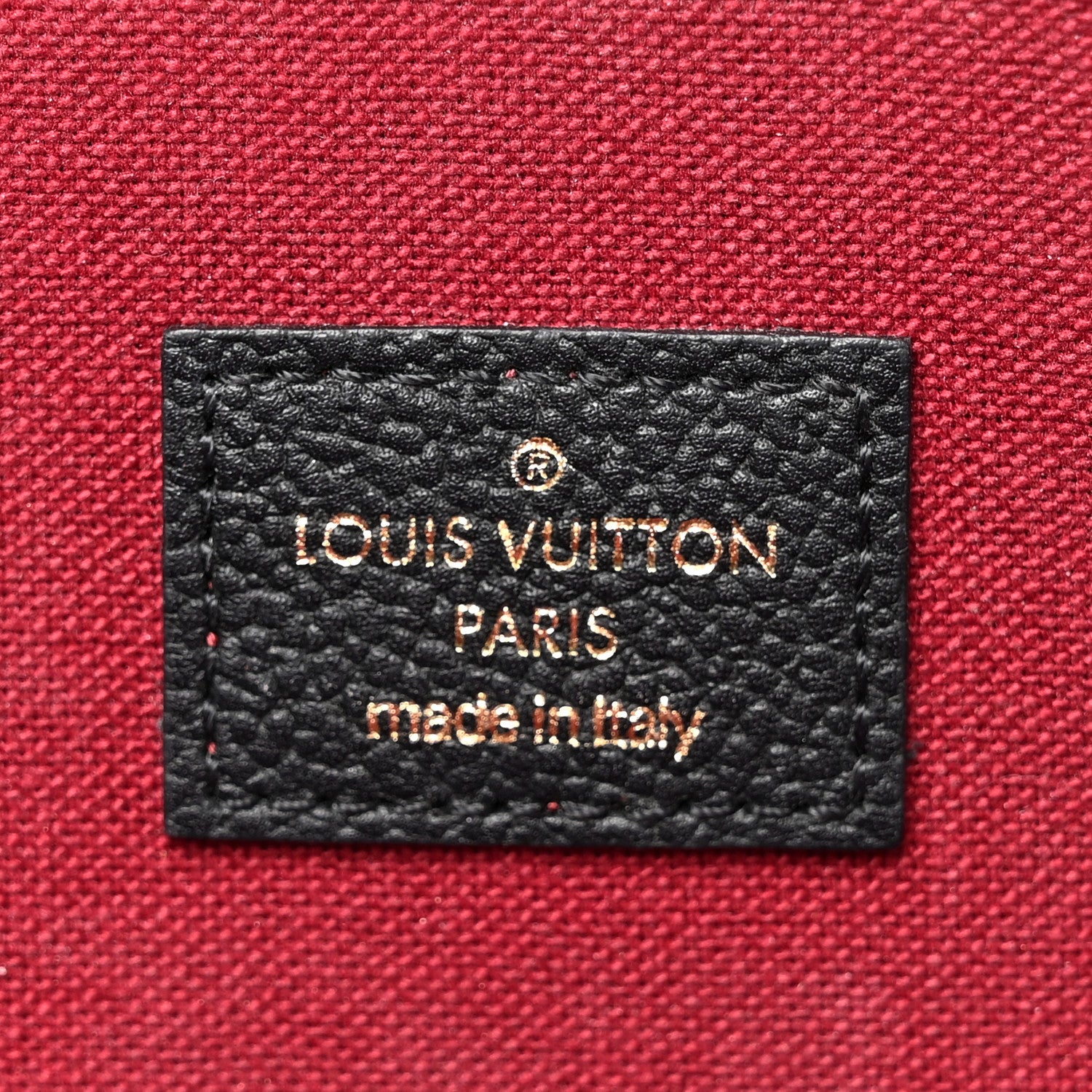 Louis Vuitton Empreinte Monogram Giant Felicie Pochette Black Beige 6 of 12