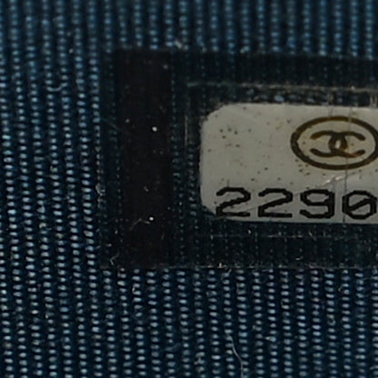 Chanel Caviar Quilted Boy Zip Around Coin Purse Wallet Dark Blue 7 of 17