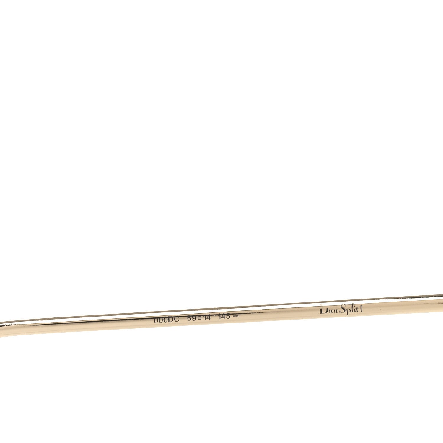 Christian Dior Split 1 Aviator Sunglasses Gold 6 of 6