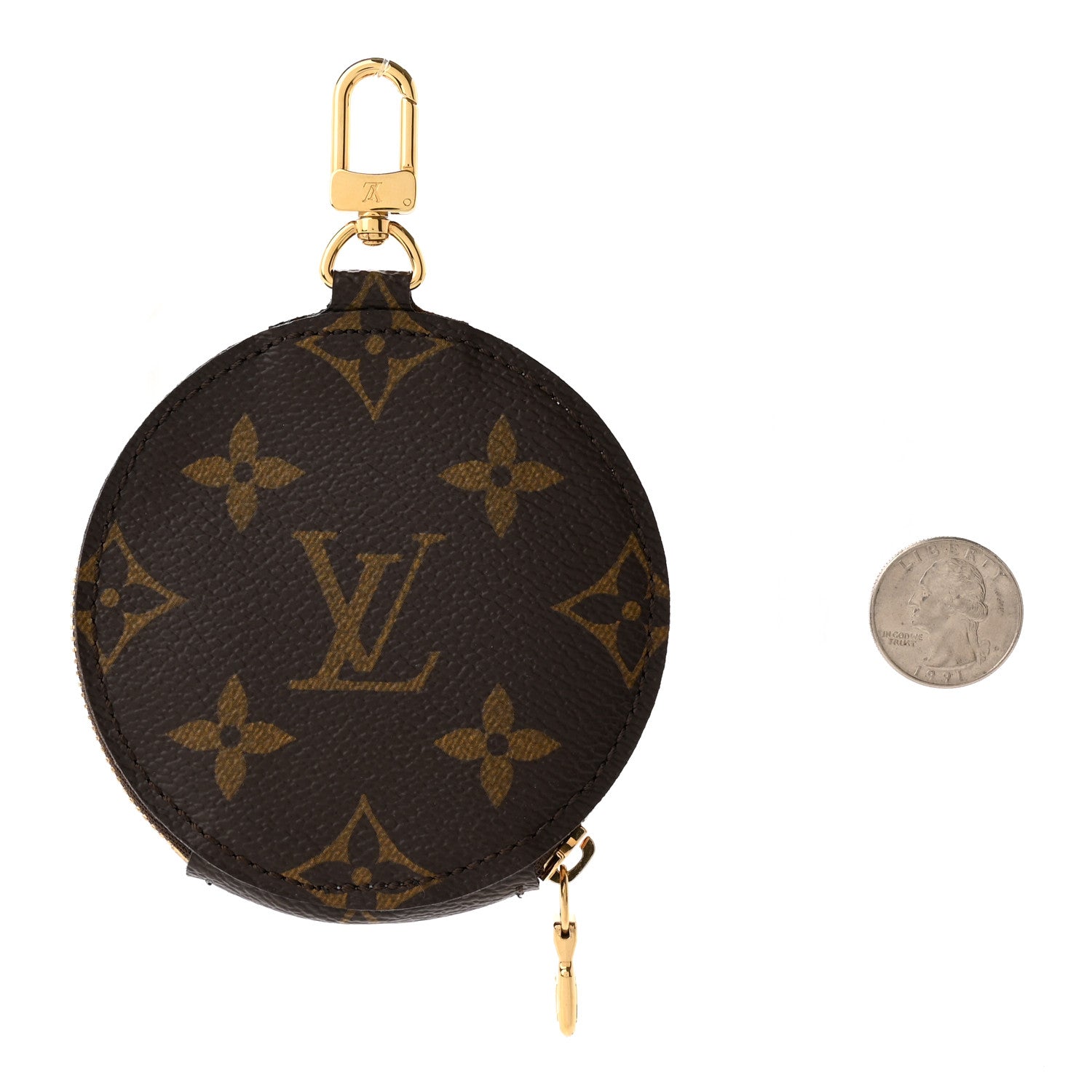Louis Vuitton Monogram 2021 Christmas Animation Japanese Garden Round Coin Purse Wisteria Pink 2 of 8