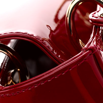 Christian Dior Patent Cannage Mini Lady Dior Red 12 of 12