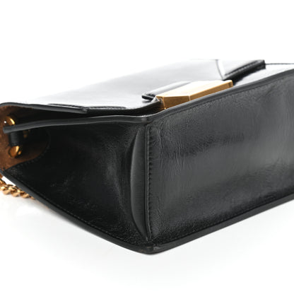 Fendi Agnello Old Shine Small Kan U Shoulder Bag Black 8 of 9