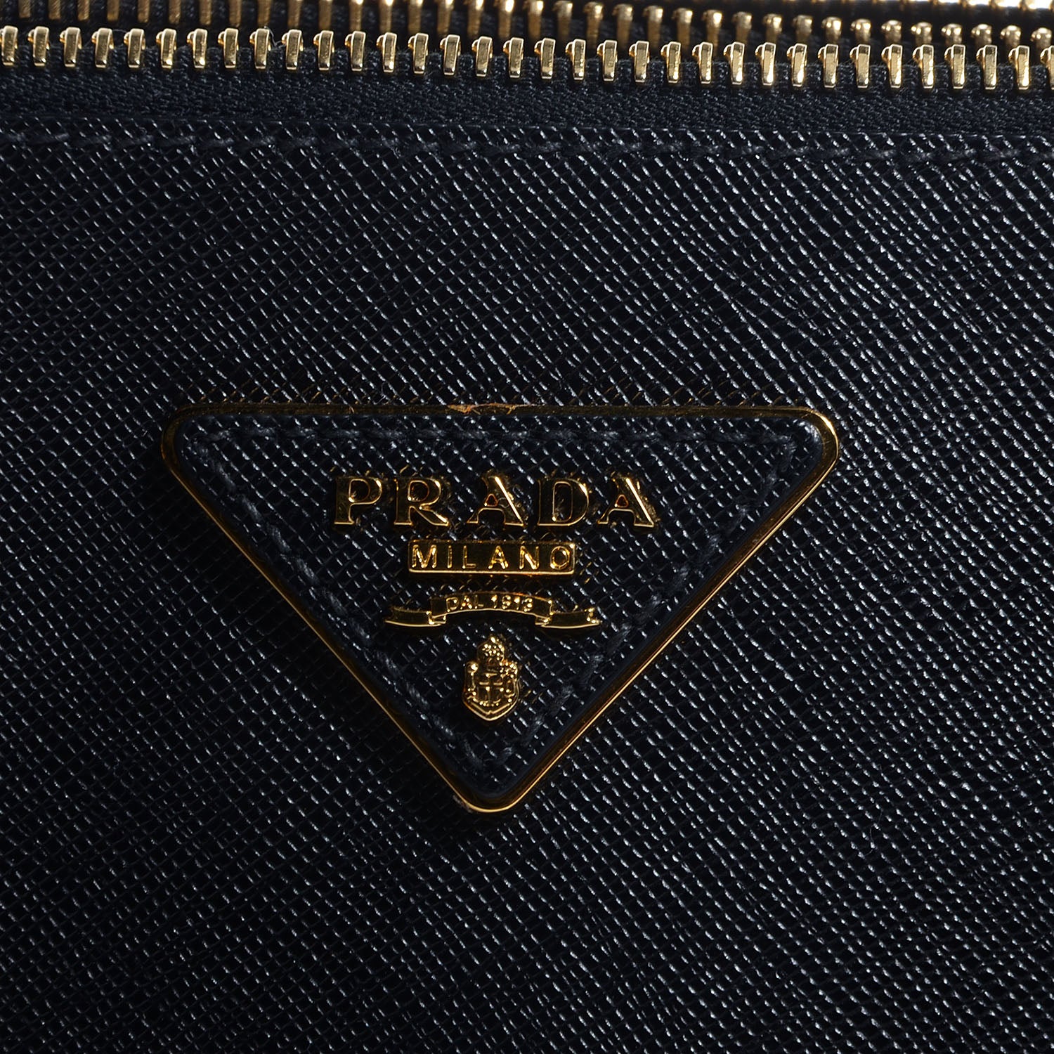 Prada Saffiano Lux Small Double Zip Tote Nero Black 8 of 12