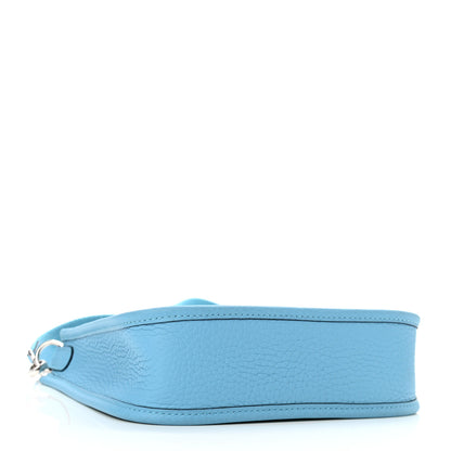 Hermes Taurillon Clemence Evelyne TPM Bleu Du Nord 3 of 10