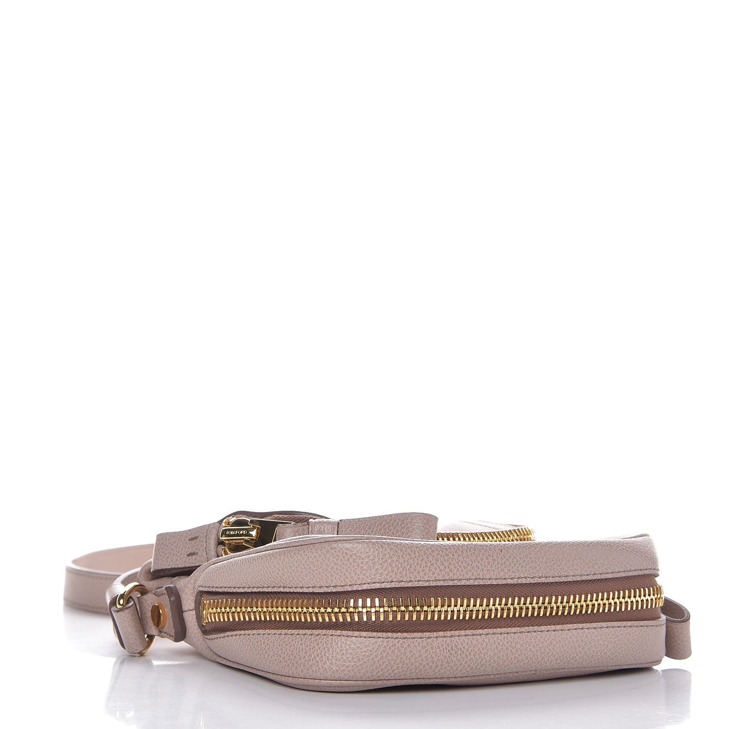 Pebbled Calfskin Jennifer Mini Crossbody Bag Blush Nude