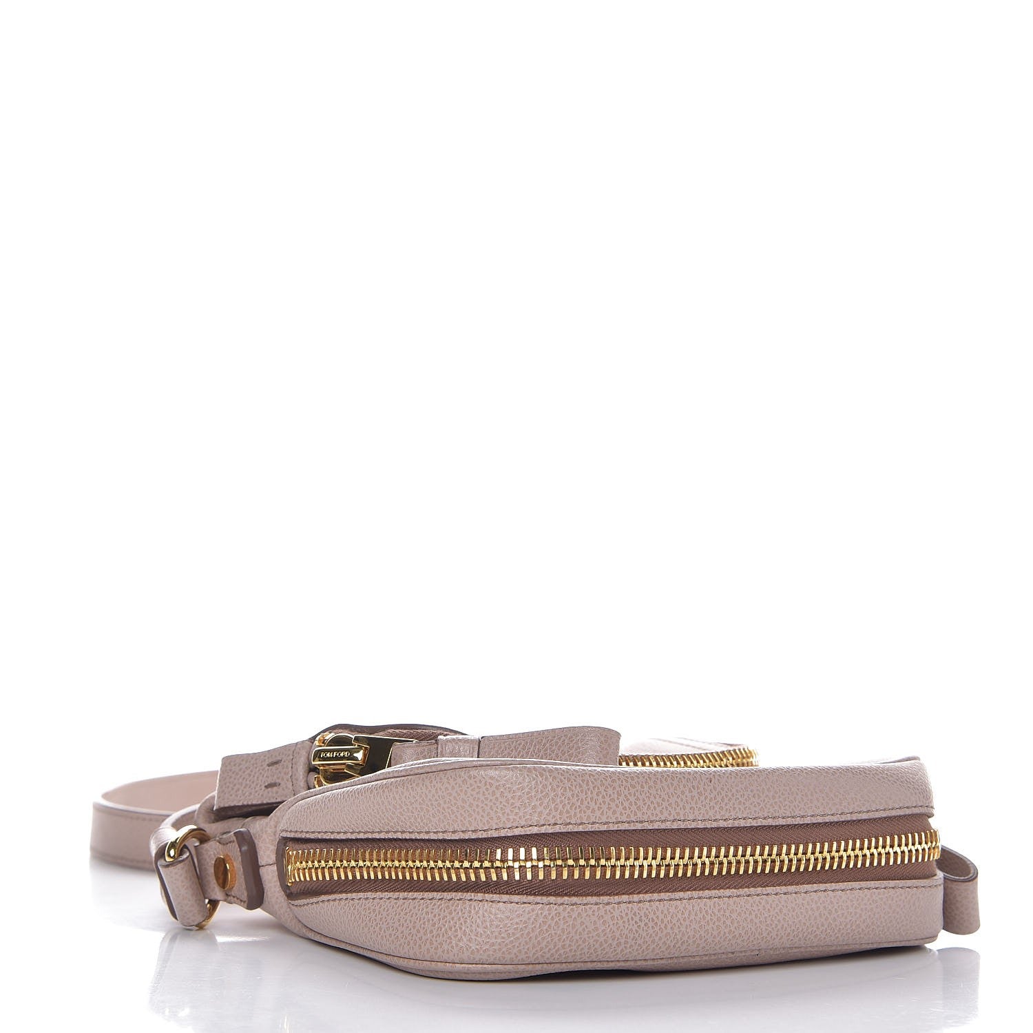 Tom Ford Pebbled Calfskin Jennifer Mini Crossbody Bag Blush Nude 4 of 7