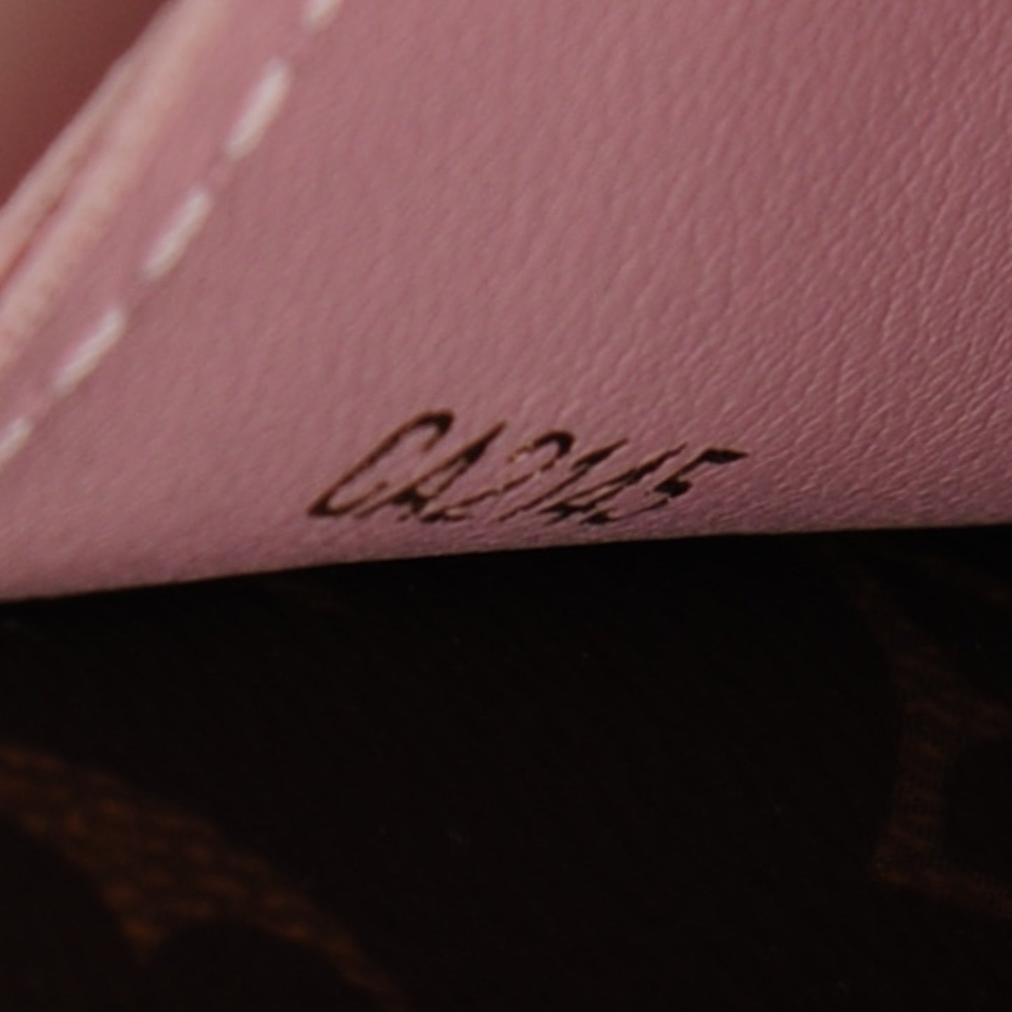 Monogram Emilie Wallet Rose Ballerine