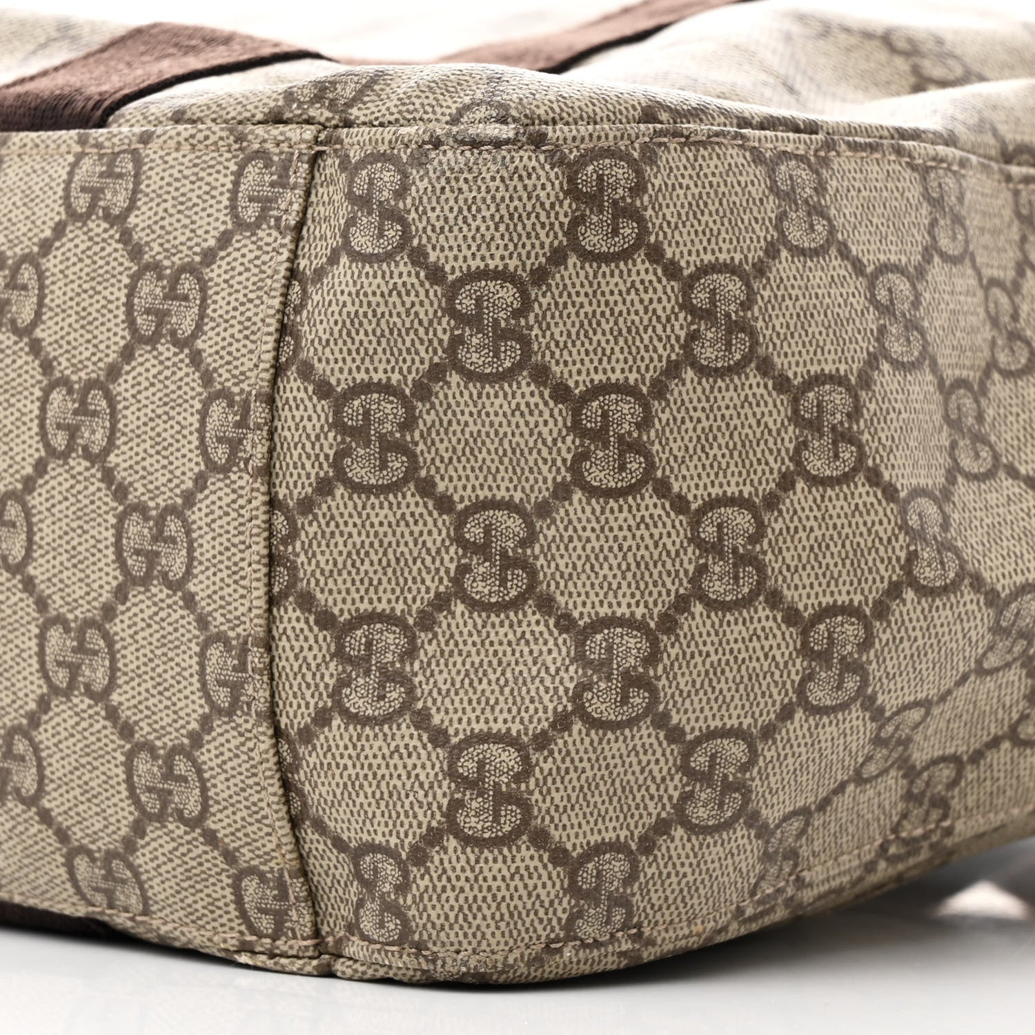 Gucci GG Plus Monogram Medium Tote Dark Brown 10 of 10