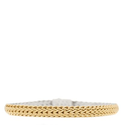 John Hardy Sterling Silver 18K Yellow Gold 5mm Classic Chain Reversible Bracelet 2 of 4