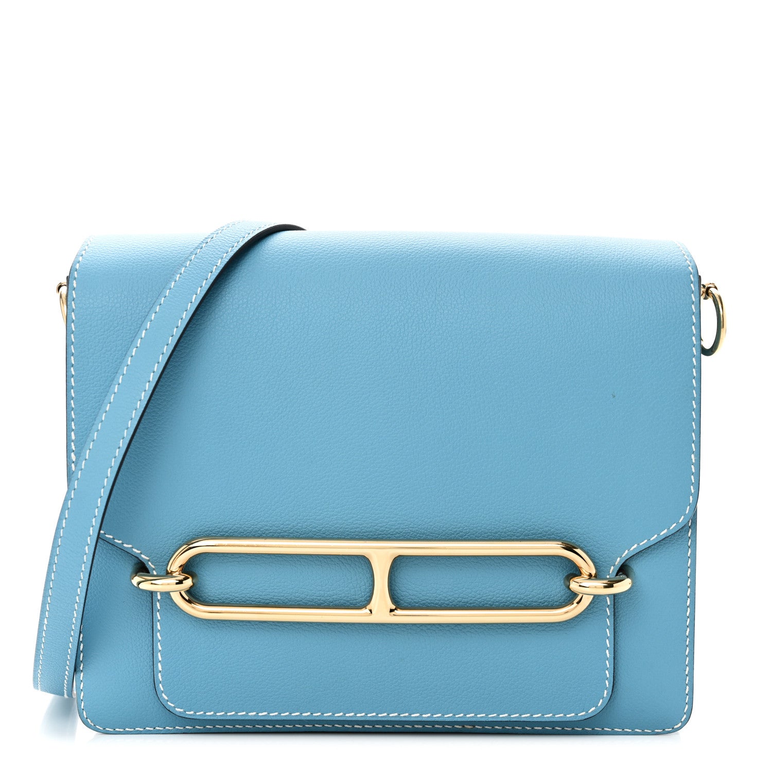Hermes Evercolor Sac Roulis 23 Bleu Du Nord 8 of 10