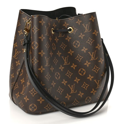 Louis Vuitton Monogram Neonoe MM Black 2 of 10