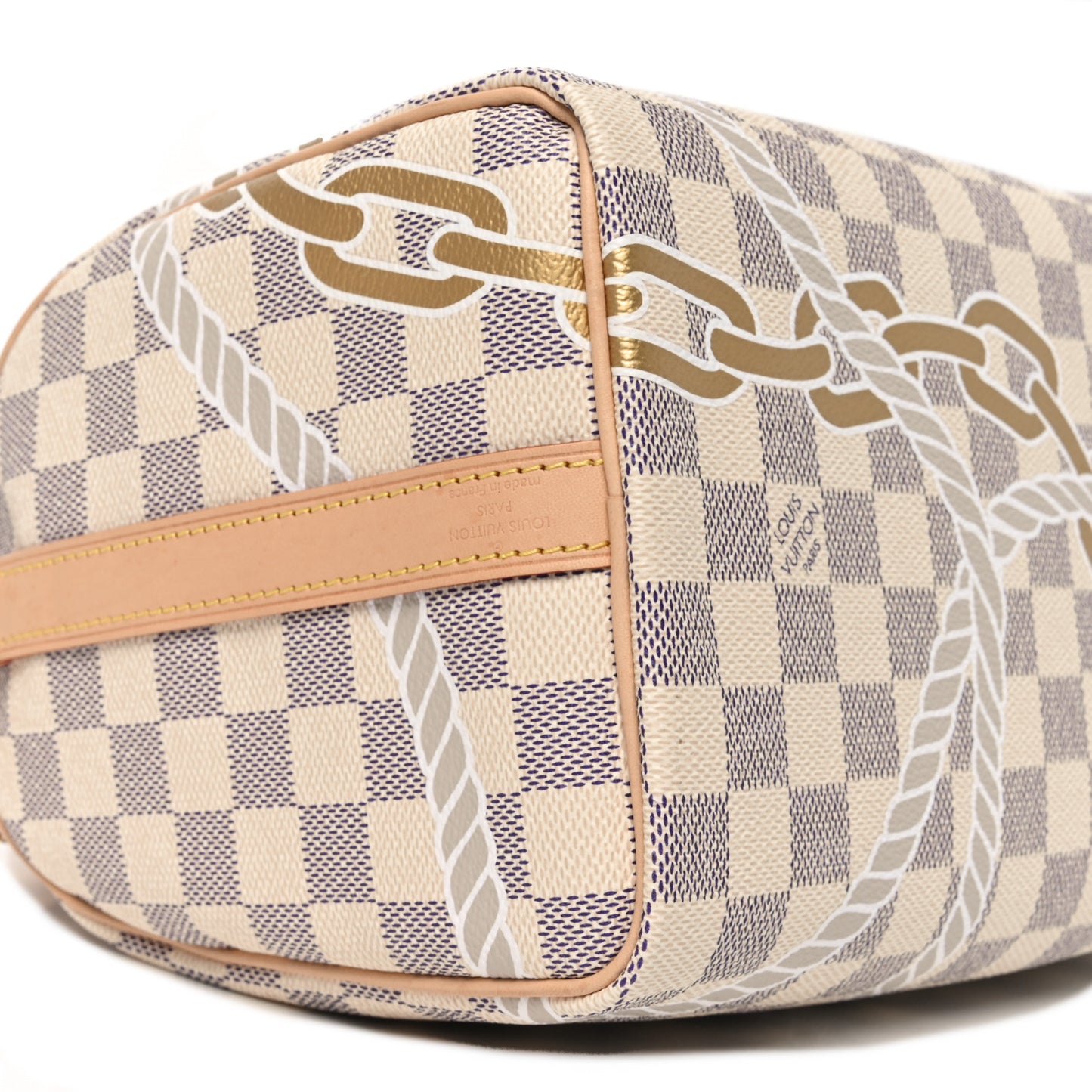 Damier Azur Nautical Speedy Bandouliere 25