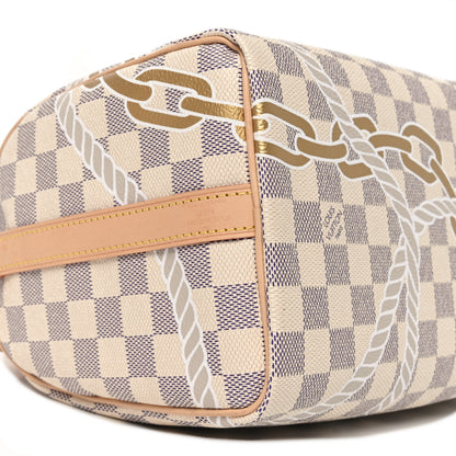 Louis Vuitton Damier Azur Nautical Speedy Bandouliere 25 8 of 9