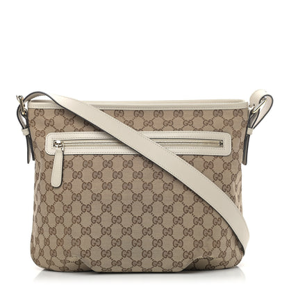 Gucci Monogram Messenger Bag Off White 1 of 11