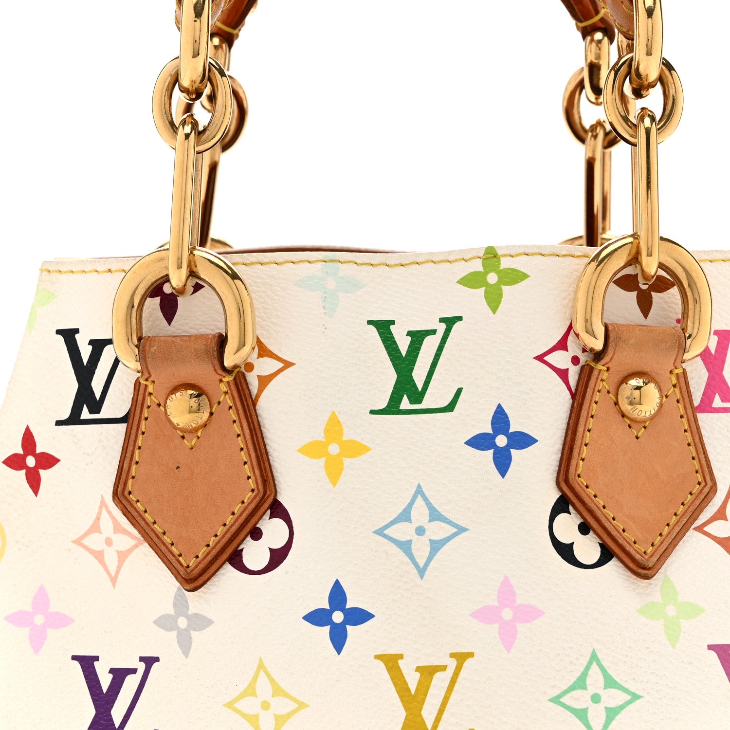 Louis Vuitton Monogram Multicolor Audra White 8 of 14