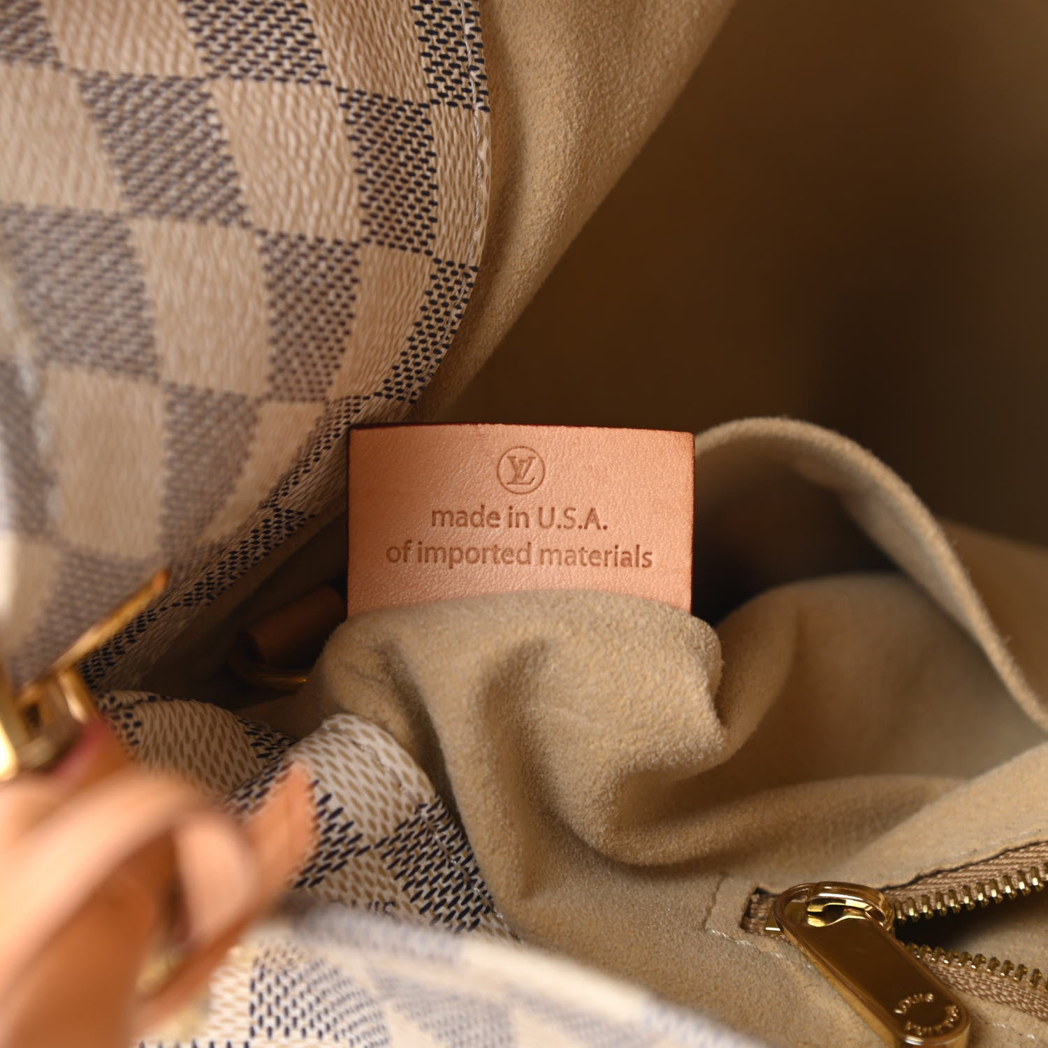 Louis Vuitton Damier Azur Artsy MM 7 of 17