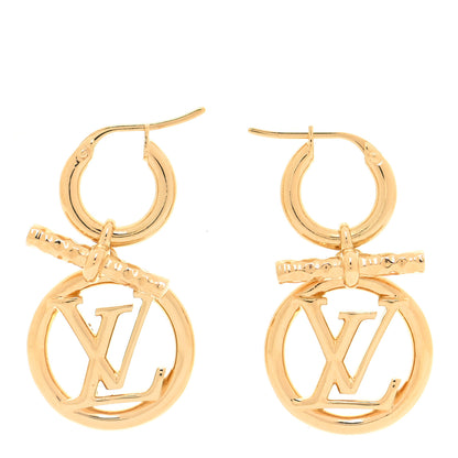 Louis Vuitton Baby Louise Earrings Gold 1 of 7