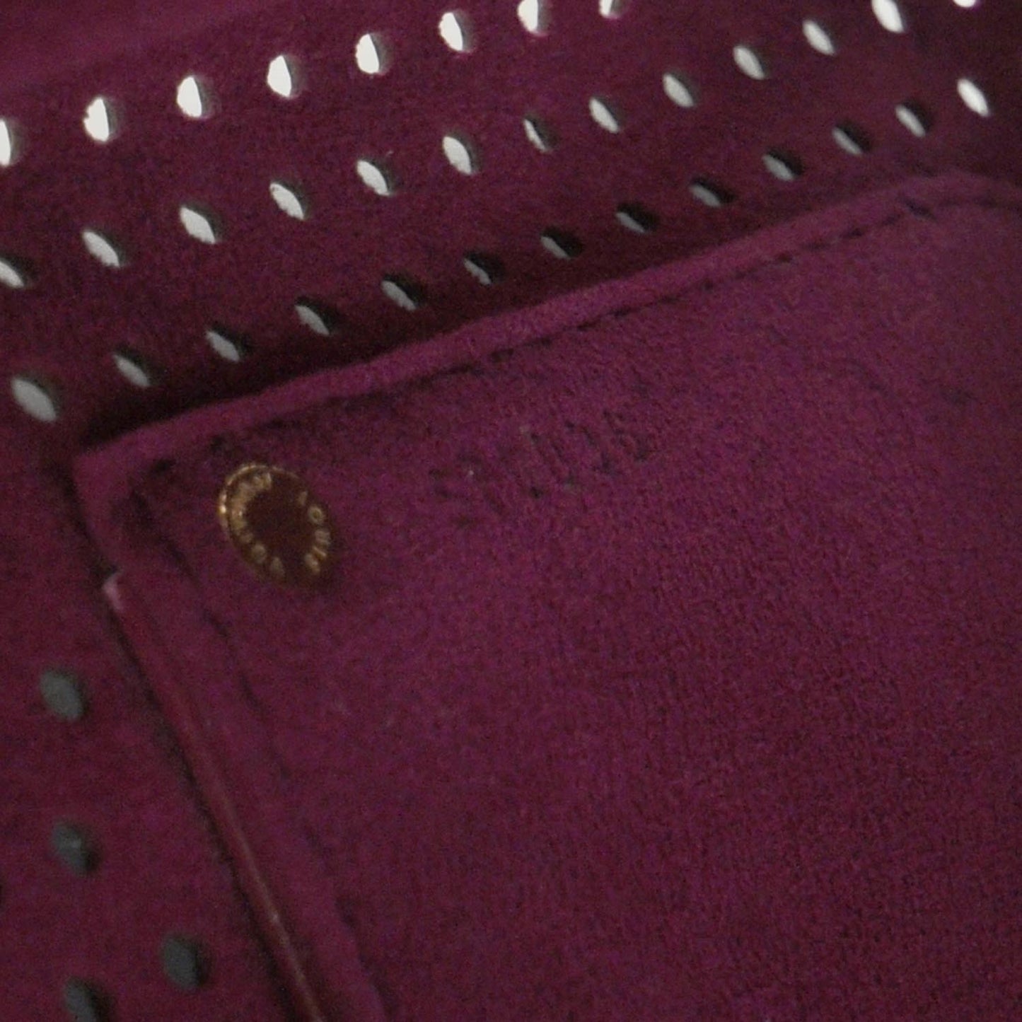 Monogram Perforated Speedy 30 Fuchsia