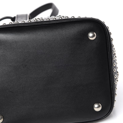 Saint Laurent Calfskin Small Y Studs Bucket Bag Black 10 of 10