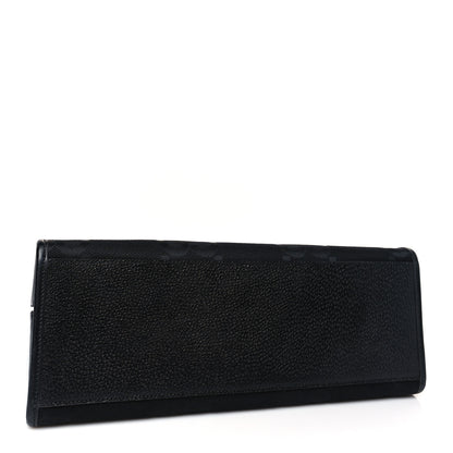 Gucci Monogram Jumbo GG Textured Dollar Calfskin Tote Bag Black 4 of 8