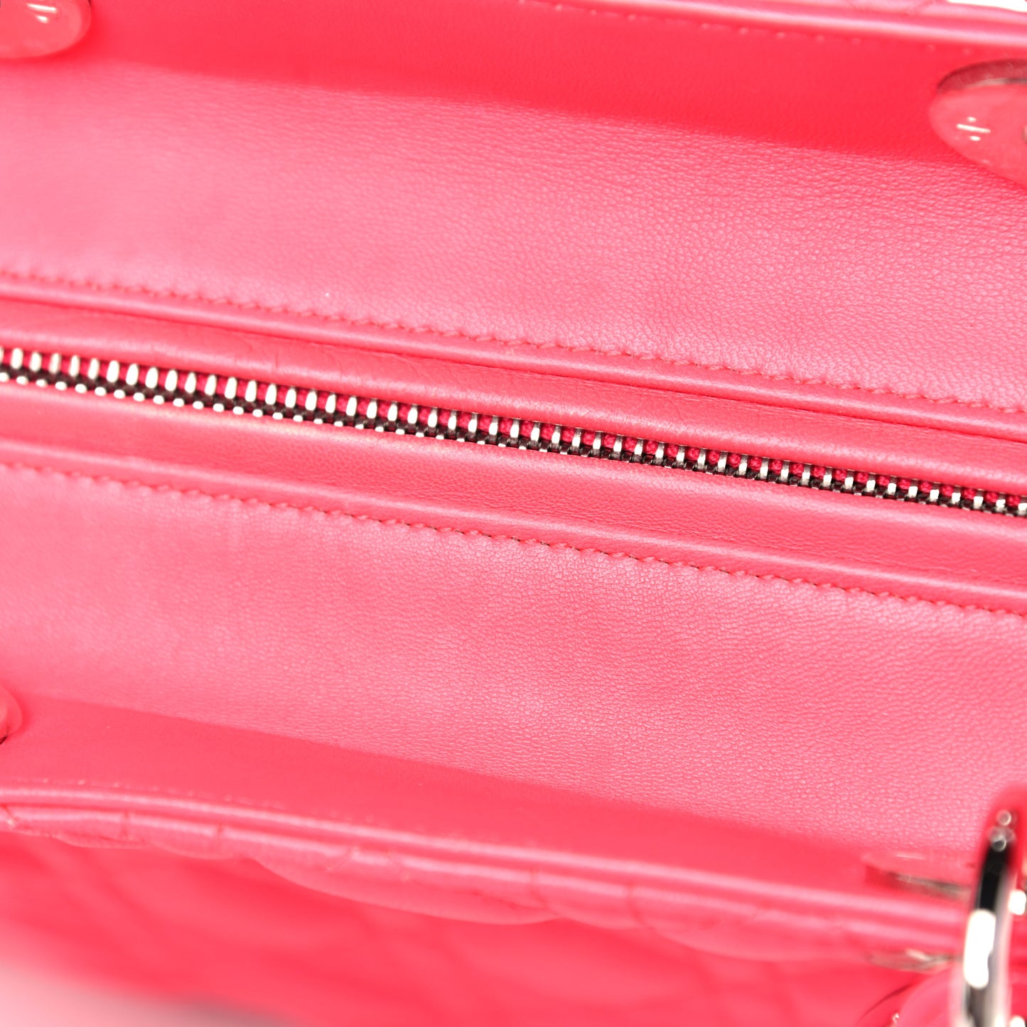 Lambskin Cannage Large Lady Dior Pink