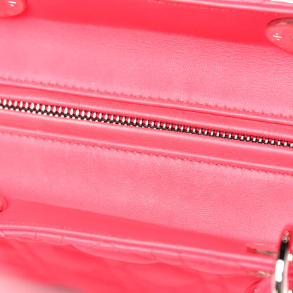 Christian Dior Lambskin Cannage Large Lady Dior Pink 13 of 18