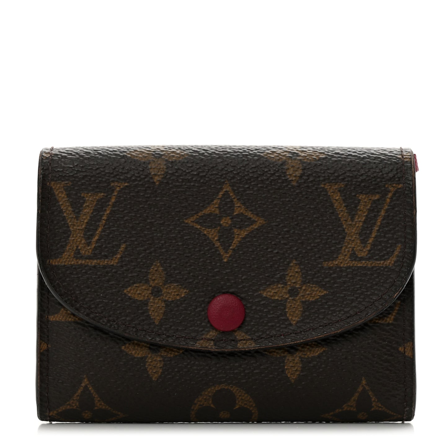Monogram Rosalie Coin Purse Fuchsia