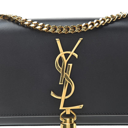 Saint Laurent Calfskin Small Classic Monogram Kate Tassel Satchel Black 7 of 12