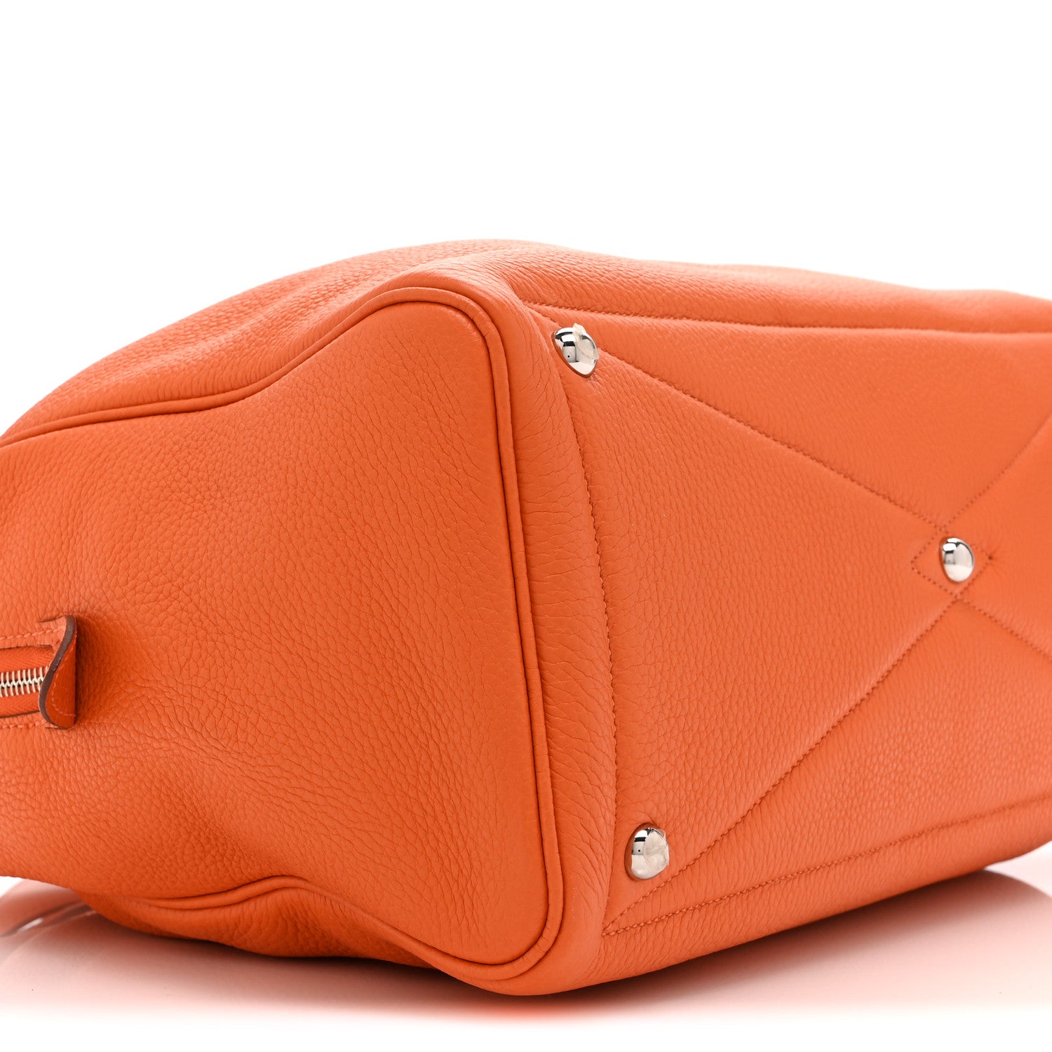 Hermes Taurillon Clemence Victoria II 35 Orange 9 of 10