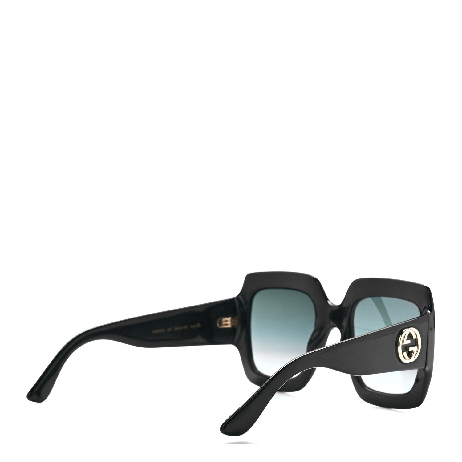 Gucci Acetate Square Frame Sunglasses GG0053S Black 4 of 9