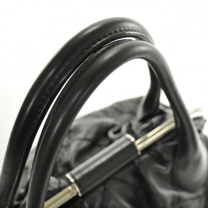 Chanel Lambskin Expandable Stitched Frame Top Bag Black 6 of 12