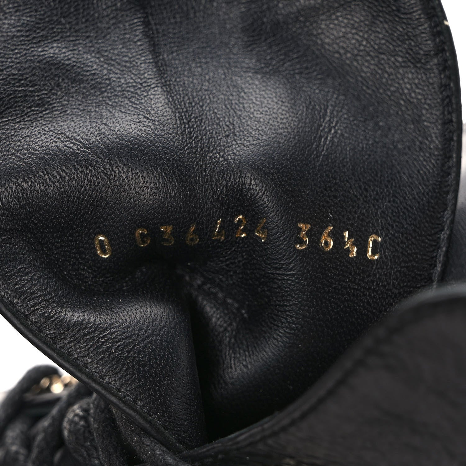 Chanel Shiny Calfskin Quilted Lace Up Combat Boots 36.5 Black 8 of 8