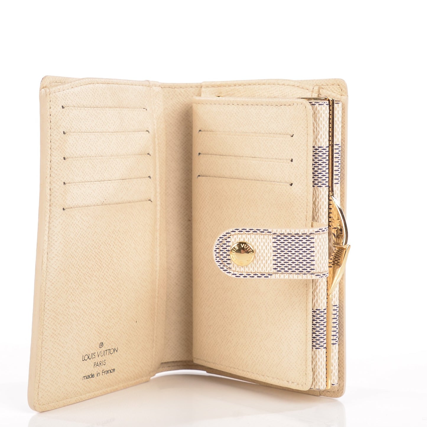 Damier Azur French Purse Wallet