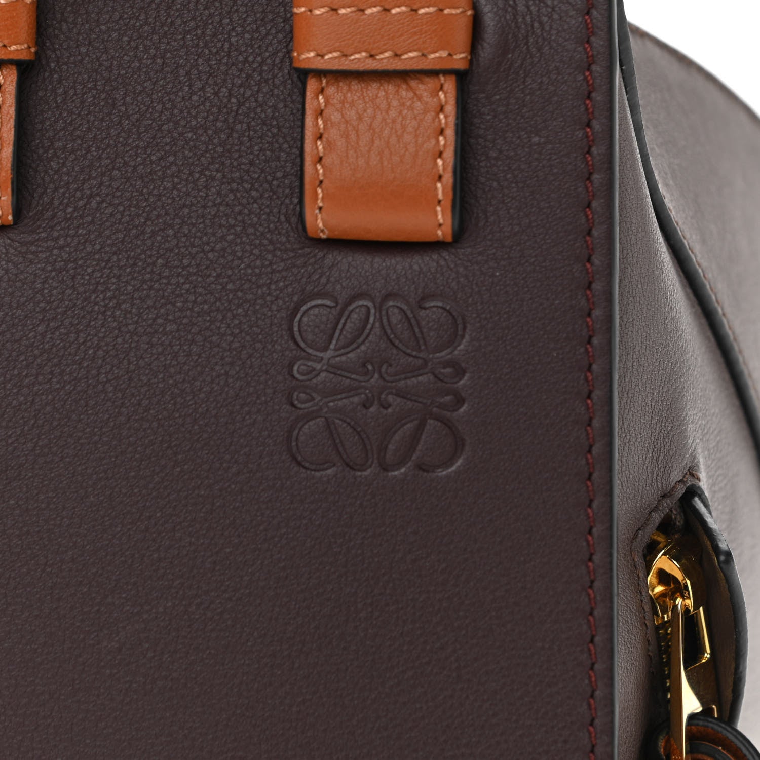 Loewe Calfskin Small Hammock Shoulder Bag Oxblood Tan 10 of 12